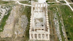 Ancient Greek archaeological ruins